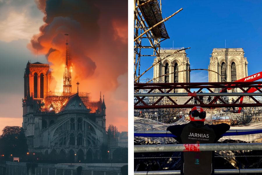 image notre-dame 6 ans après